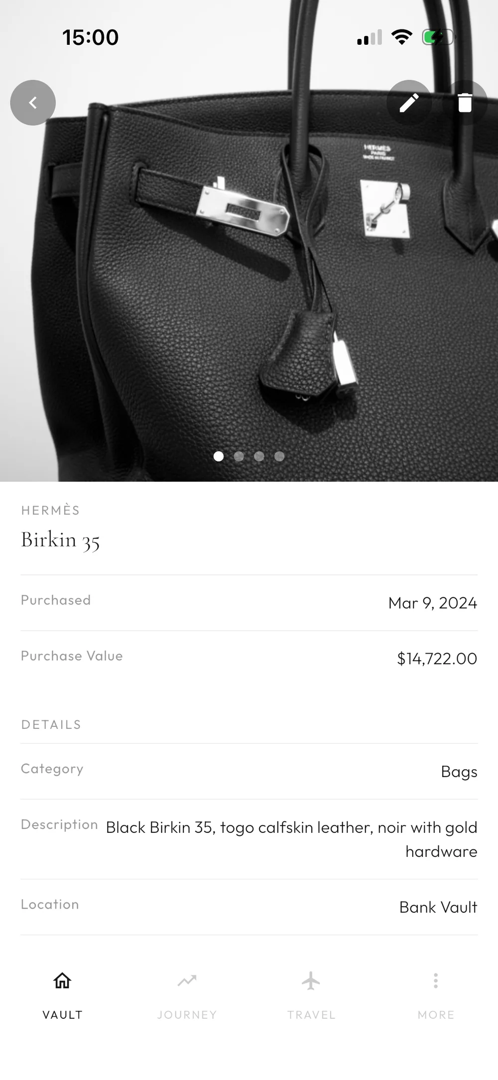 Item details